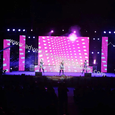 इनडोर एचडी विज्ञापन एलईडी स्क्रीन 320mmx160mm 1500cd/M2 चमक